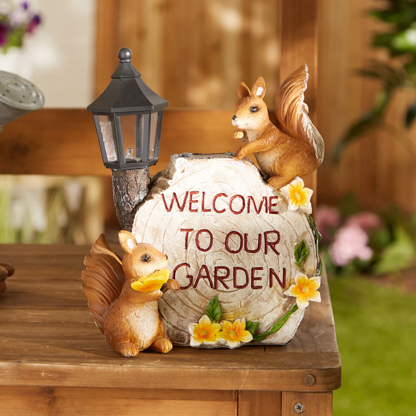 Curious Squirrel Statue